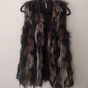 Funky faux fur vest